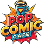 Este es una imagen del logo de Pop Comic Café